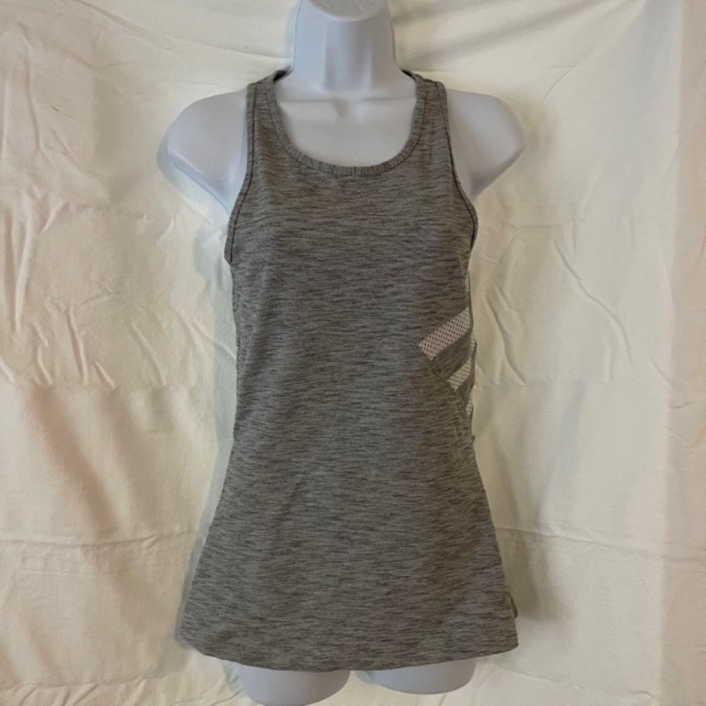 Lorna Jane - Light Gray Tank with Cutouts